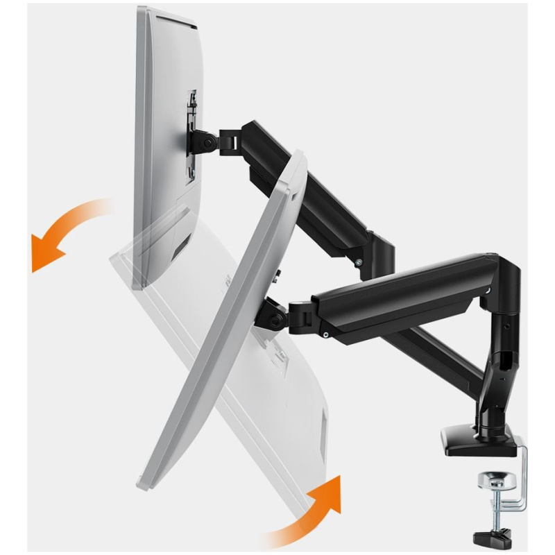 VonHaus dvojni namizni nosilec do diagonale 32'' plinska vzmet 3000915 - Image 4