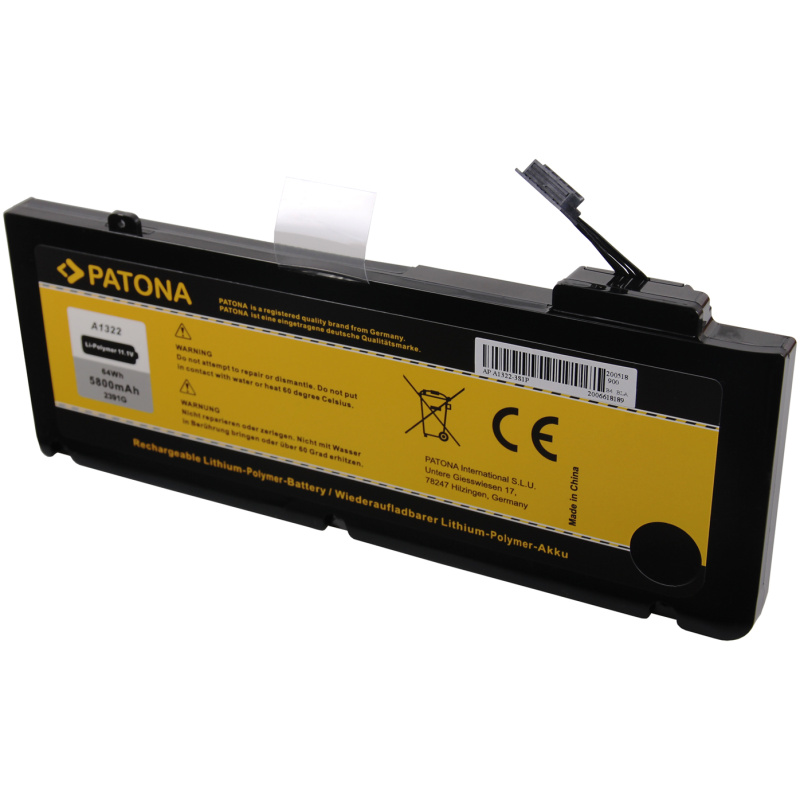 Baterija za Apple Macbook Pro 13" A1278 / A1322, 5800 mAh - Image 2