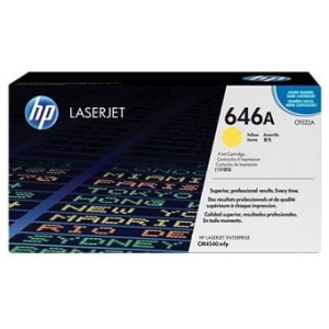 Toner HP 646A (CF032A) rumena, original - E-specialisti računalniška trgovina