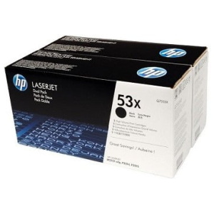 Toner HP 53X (Q7553XD) dvojno pakiranje, original - E-specialisti računalniška trgovina