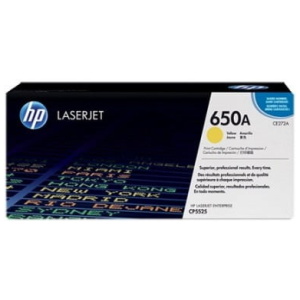 Toner HP 650A (CE272A) rumena, original - E-specialisti računalniška trgovina