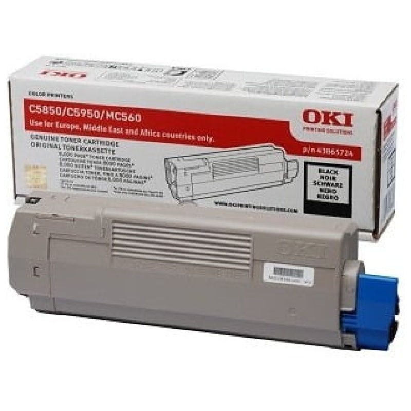 Toner OKI C5850 (43865724) črna, original - E-specialisti računalniška trgovina