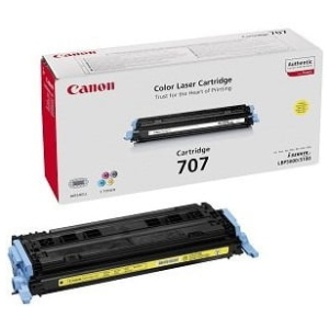 Toner Canon CRG-707 rumena, original - E-specialisti računalniška trgovina