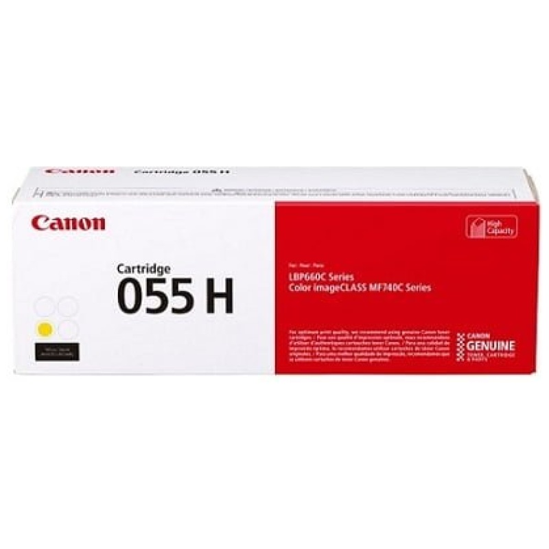 Toner Canon CRG-055H (3017C002) rumena, original - E-specialisti računalniška trgovina