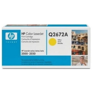 Toner HP Q2672A rumena, original - E-specialisti računalniška trgovina