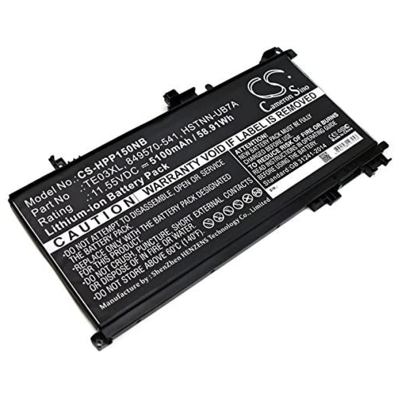 Baterija za HP Pavilion 15 UHD / 15-BC, TE03XL, 5100 mAh - Image 2