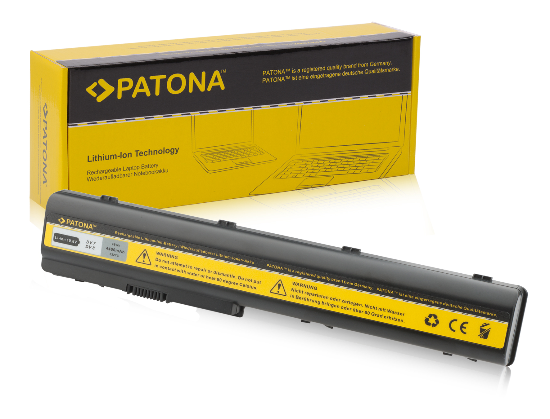 Baterija za HP Pavilion DV7 / DV7T / DV7Z / HDX18, 10.8 V, 4400 mAh - slika 5