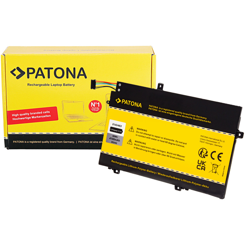 Baterija za Lenovo ThinkPad E485 / E490 / E590, 01AV463, 4100 mAh - Image 6