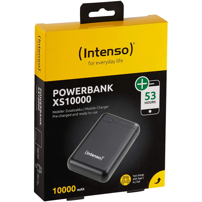 Intenso XS 10000mAh prenosna baterija - Črna - Image 4