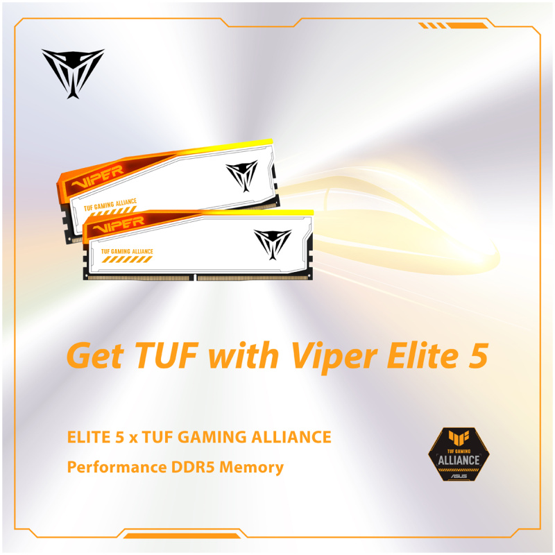 Patriot Viper Elite 5 RGB TUF Kit 32GB (2x16GB) DDR5-6000 DIMM PC5-48000 CL36, 1.35V - Image 4