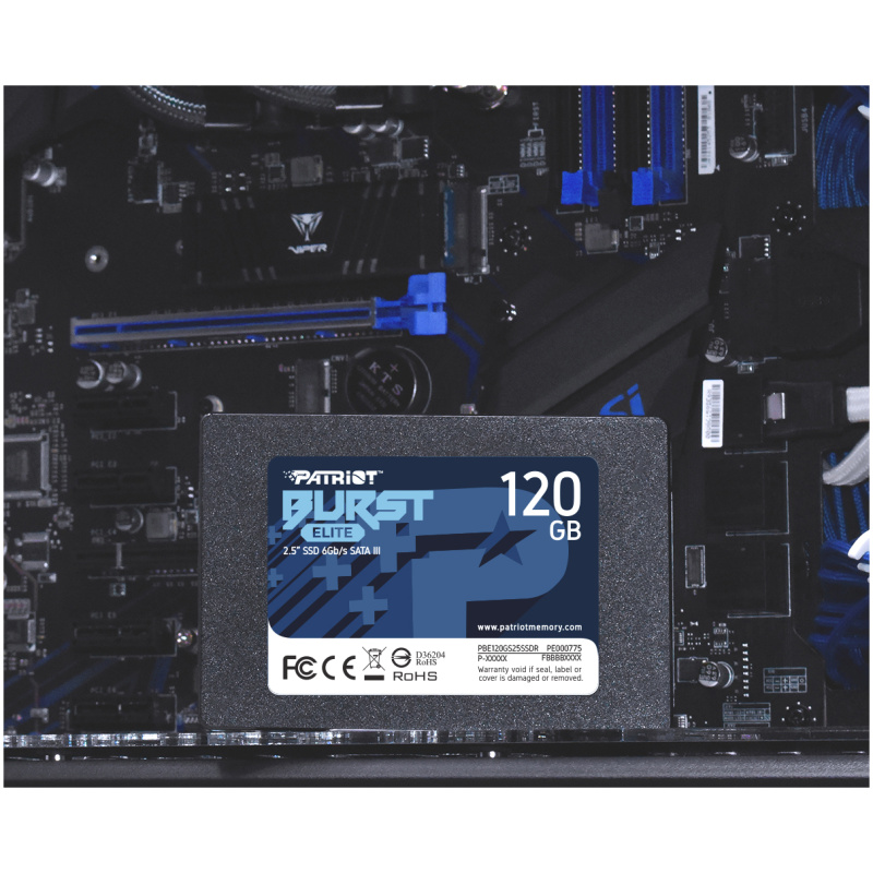 Patriot Burst Elite 120GB SSD SATA 3 2.5" - Image 4