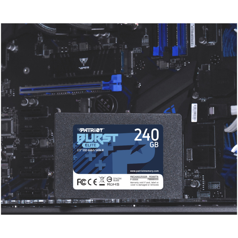 Patriot Burst Elite 240GB SSD SATA 3 2.5" - Image 4