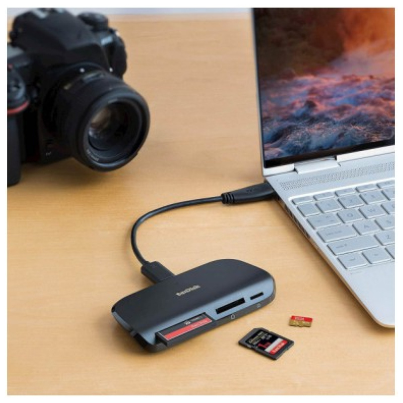 SanDisk bralnik/zapisovalnik ImageMate PRO USB-C - Image 3