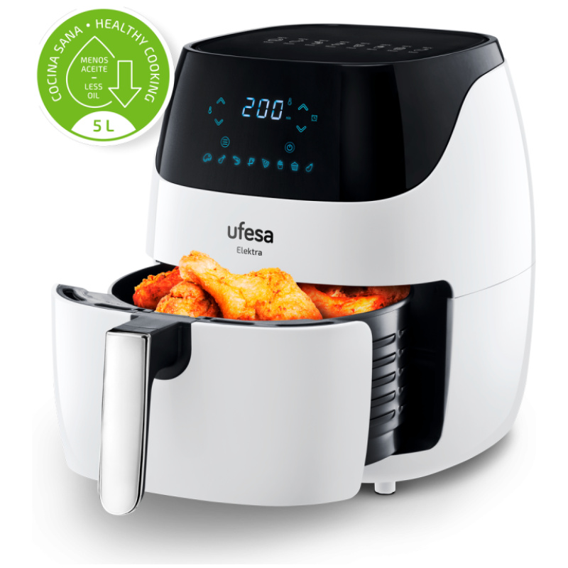 Ufesa digitalni zračni cvrtnik 5L  1500w Elektra bel