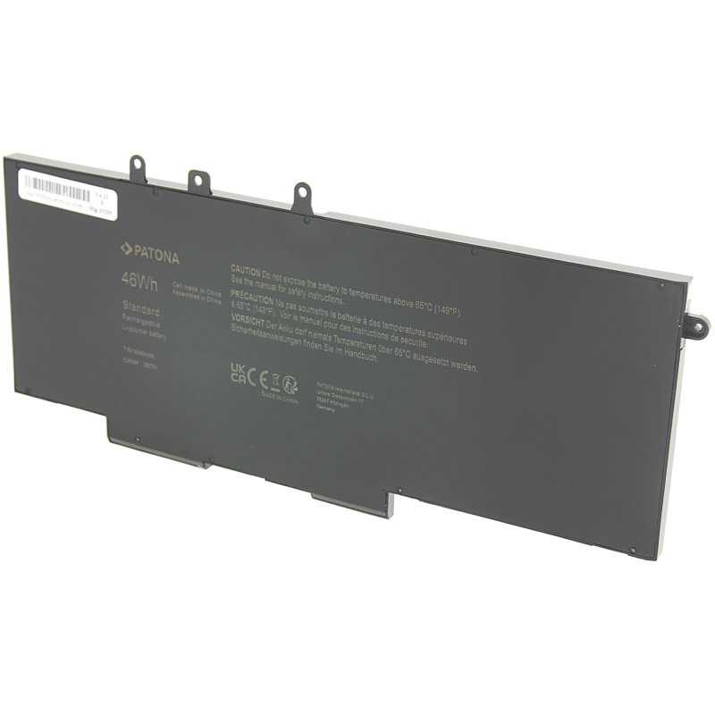 Baterija za Dell Latitude 5280 / 5290 / 5480 / 5490, 7.6 V, 6000 mAh - Image 2