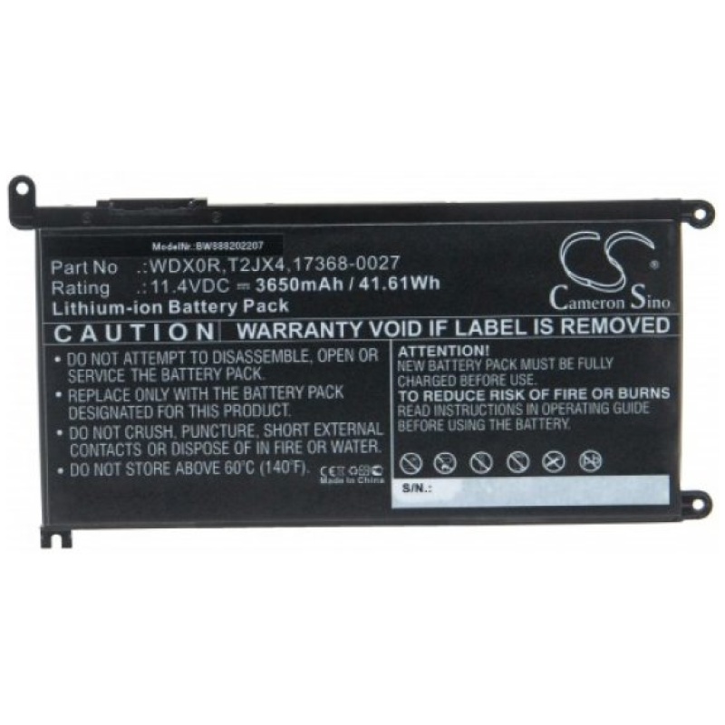 Baterija za Dell Inspiron 5378 / Latitude 3490, WDX0R, 3650 mAh - Image 2