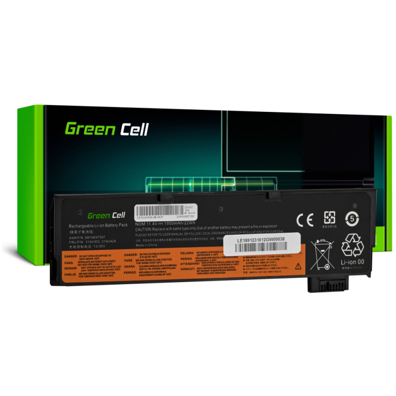 Baterija za Lenovo Thinkpad T570 / T470 / P51S, 01AV422, 1950 mAh - Image 6