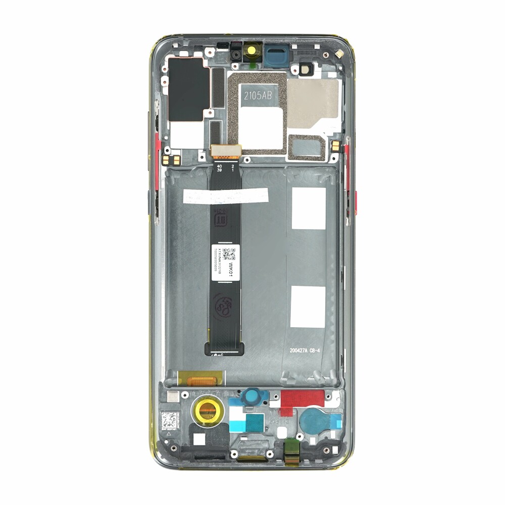 Steklo in LCD zaslon za Xiaomi Mi 9, originalno (OEM), črno - slika 2