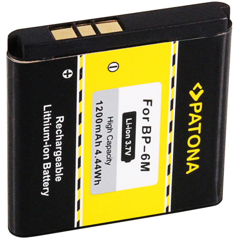 Baterija za Nokia 3250 / 6280 / 9300 / N73 / N93, BP-6M, 1200 mAh - Image 3