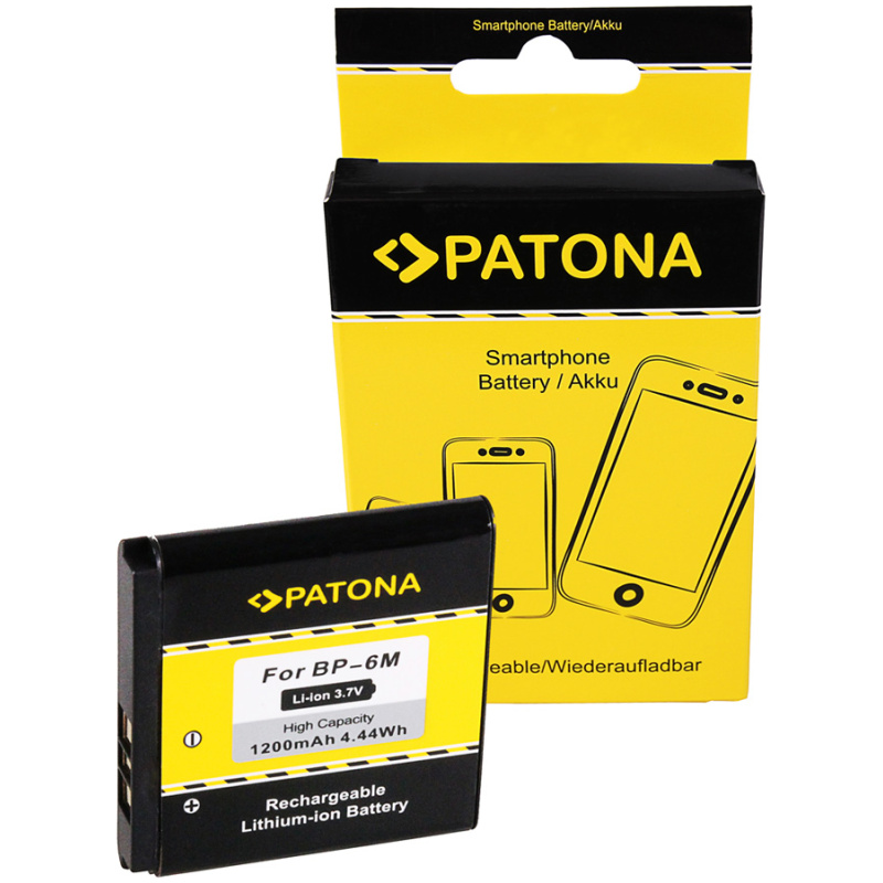 Baterija za Nokia 3250 / 6280 / 9300 / N73 / N93, BP-6M, 1200 mAh - Image 6