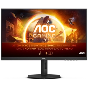 AOC Q27G4X 27" IPS QHD 180Hz 1ms HDR400 gaming monitor