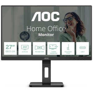 AOC Q27P3CV  27" QHD 75Hz USB-C ergonomski pisarniški monitor