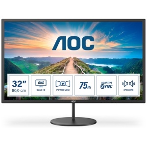 AOC Q32V4 31,5" monitor, IPS, QHD, 75Hz, Adaptive Sync