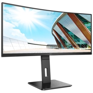 AOC CU34P2A 34" VA WQHD 100Hz ukrivljen eronomski poslovni monitor