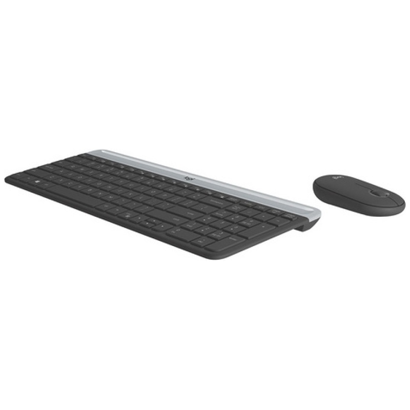 Logitech Slim Wireless Combo MK470, grafitna SLO - Image 3