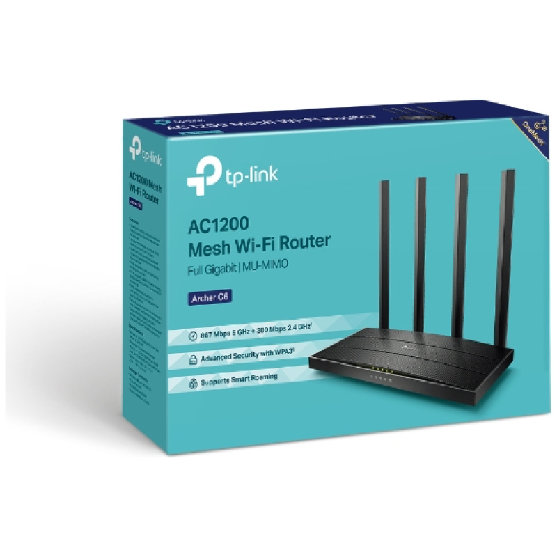 TP-LINK ARCHER C6 AC1200 Gigabit brezžični usmerjevalnik - Image 4
