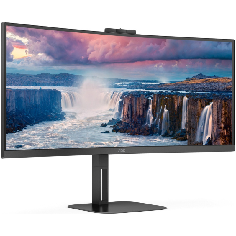 AOC CU34V5CW 34" VA WQHD 100Hz USB-C PD monitor - Image 2