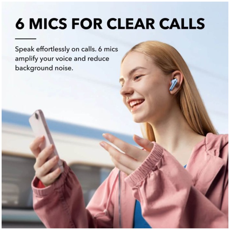 Anker Soundcore Liberty 4 NC brezžične slušalke, svetlo modre - Image 3