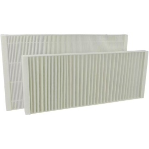 <br><p>Nadomestni filter za čistilnike zraka Viessmann. <br></p><p><b>Vsebina kompleta:</b></p><ul><li>2 x filter F7 + G4 (1 x 37 cm x 19,7 cm x 2,3 cm + 1 x 37 cm x 15 cm x 2,3 cm)</li></ul><br><p><b>Originalne oznake:</b></p><ul><li>7502467</li><li>ZK02577</li></ul><br><br><p><b>Primerno za:</b></p><p >Viessmann:<br></p><ul><li>Vitodens 300-F, H32S B280, HR/H32S A280</li></ul><br><br><b>Lastnosti:</b><ul><li>Proizvajalec: VHBW</li></ul><br>