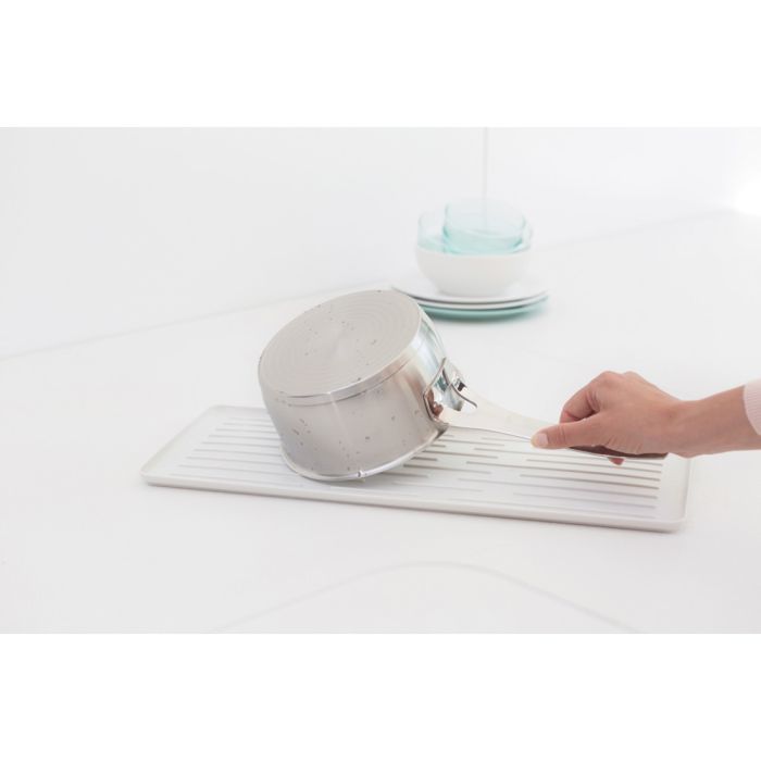 Brabantia kompaktna podloga za sušenje posode svetlo siva - slika 2