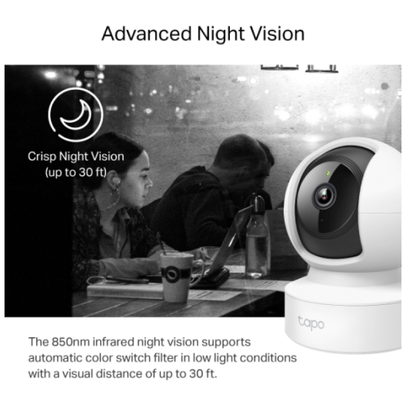 TP-LINK Tapo C212 2k 3MP Pan/Tilt WiFi varnostna kamera - Image 2