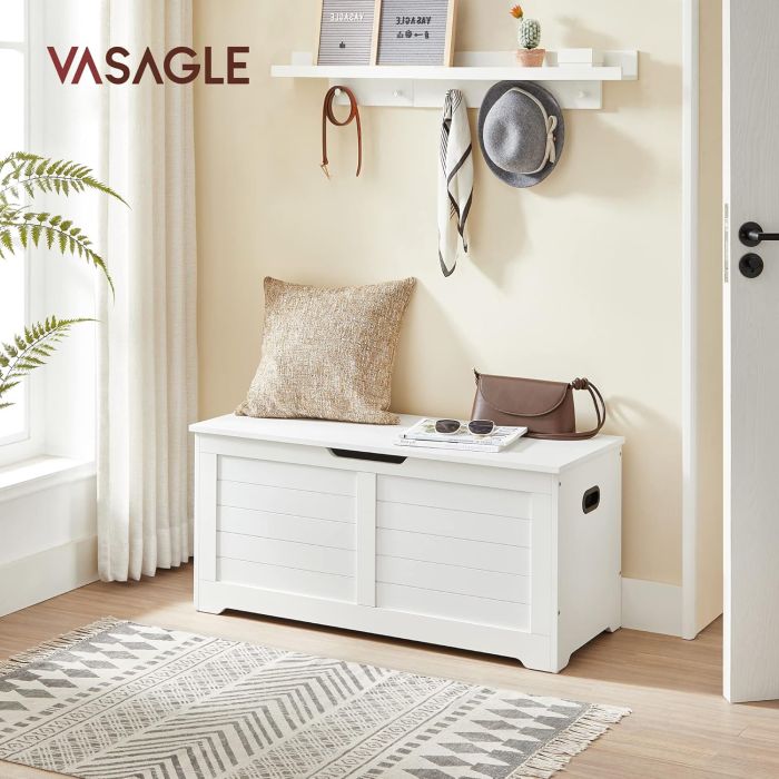 VASAGLE klop Bela 40 x 100 x 46 cm - slika 2