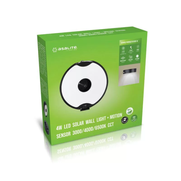 ASALITE Plastična vrtna solarna svetilka