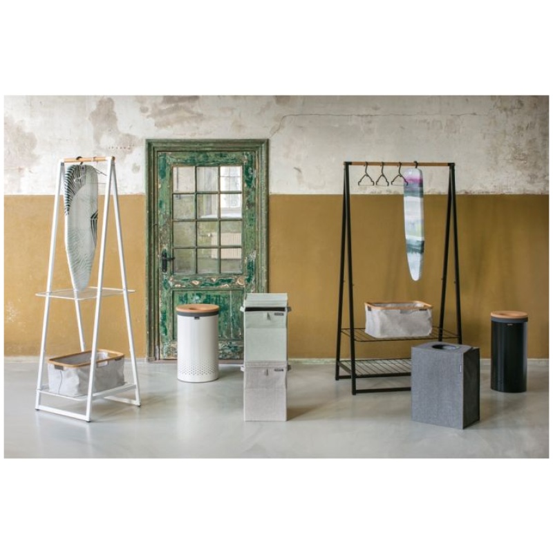 Brabantia koš za perilo 60L okrogel, bel - Image 3