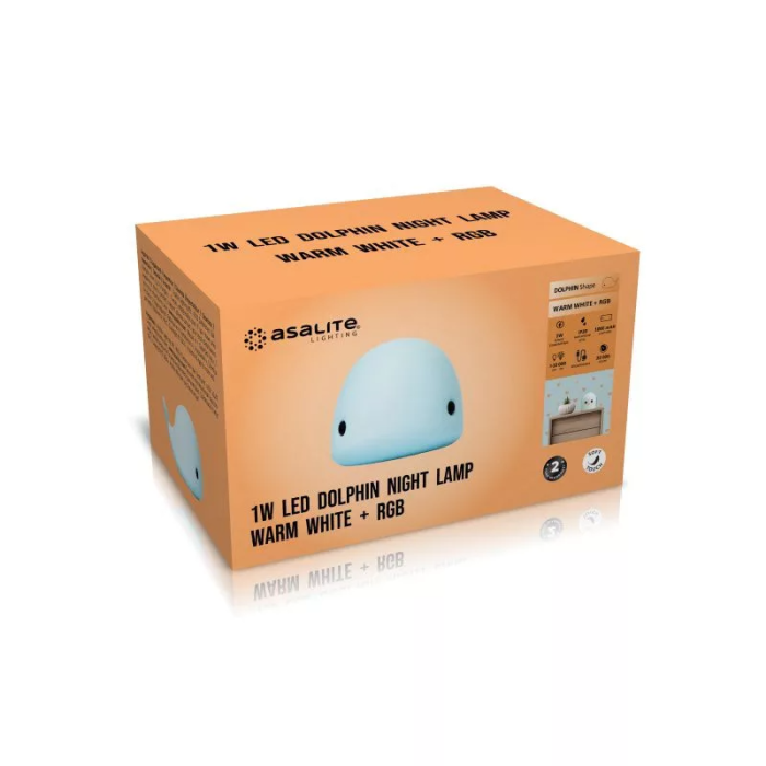 Asalite LED nočna svetilka Delfin 1W - slika 4