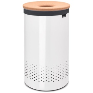 Brabantia koš za perilo 60L okrogel, bel - Image 4