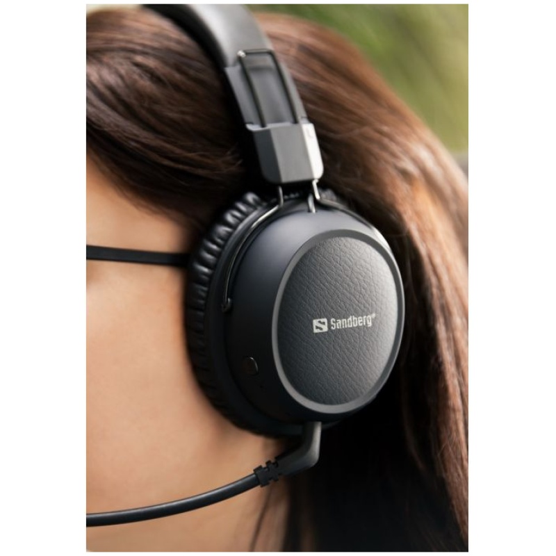 Sandberg slušalke z mikrofonom Wireless Headset ANC FlexMic - Image 2