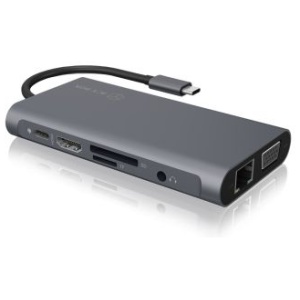 Icybox IB-DK4040-CPD priklopna postaja s Power Delivery 100W