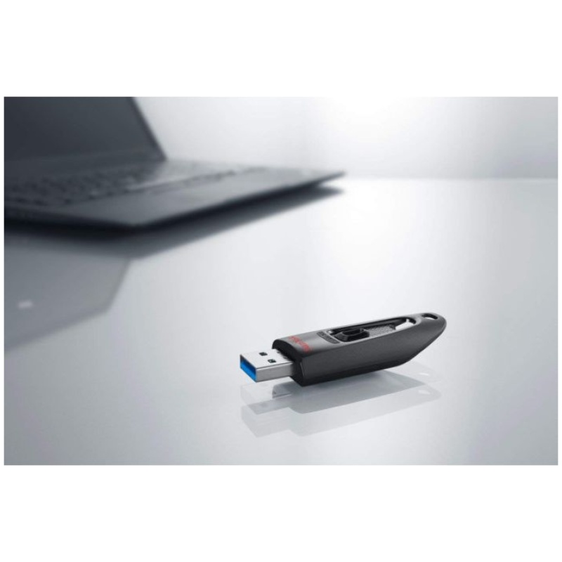 SanDisk Ultra USB spominski ključek 128GB USB 3.0 črn - Image 3