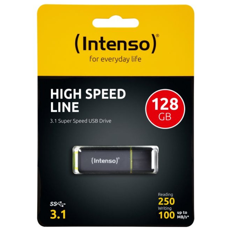Intenso 128GB High Speed Line 250/100 MB/s USB 3.1 spominski ključek - Image 3