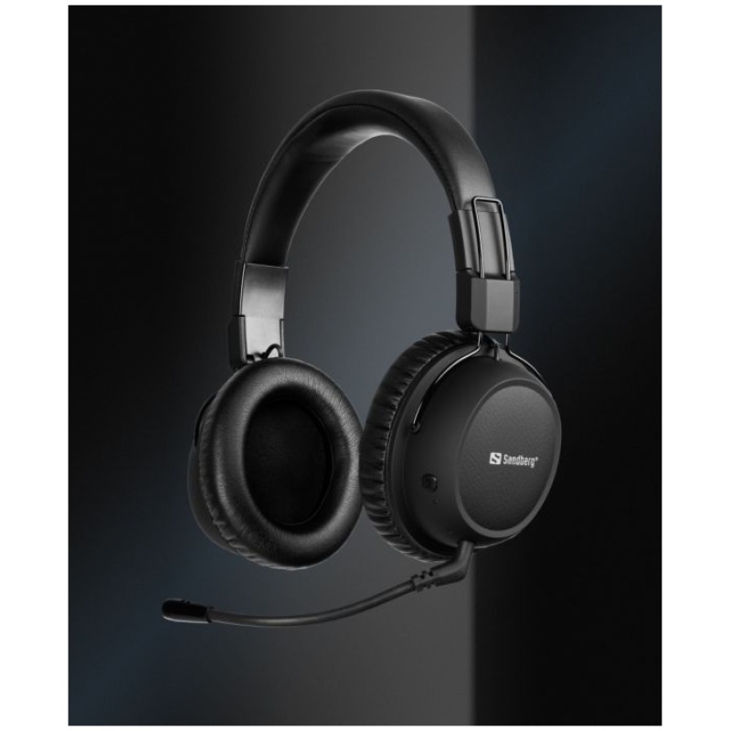Sandberg slušalke z mikrofonom Wireless Headset ANC FlexMic