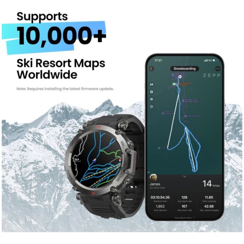 Amazfit T-REX Ultra pametna ura, bež - Image 4