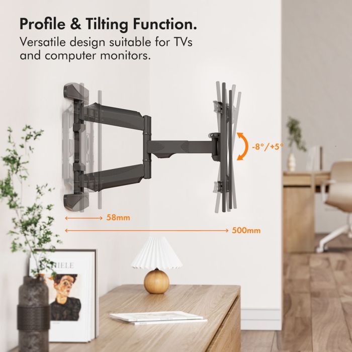 VonHaus 37-70 nagibni stenski nosilec do 45kg 3000296.1 - slika 3