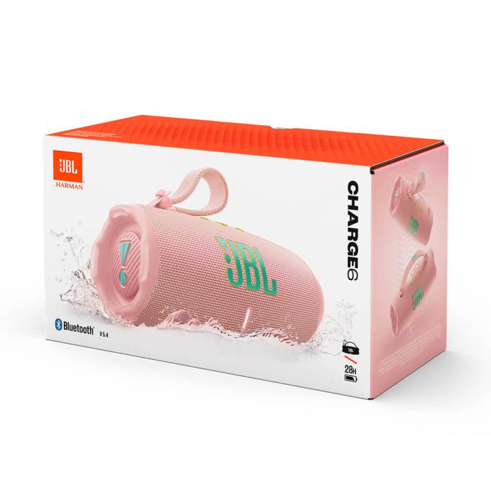 JBL Charge 6 Bluetooth prenosni zvočnik, roza - slika 4