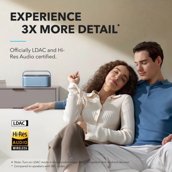 Anker Soundcore prenosni Bluetooth zvočnik Motion X600, moder - slika 4