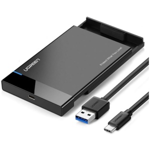 Ugreen 2.5 HDD ohišje USB-C vhod črno - box